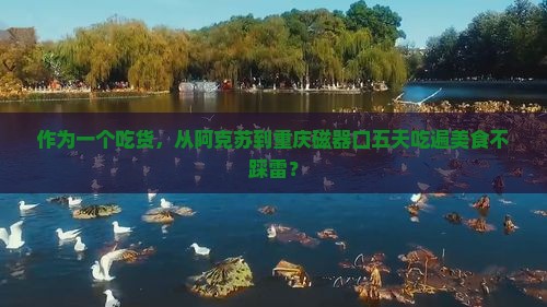 阿克苏到重庆磁器口五日游