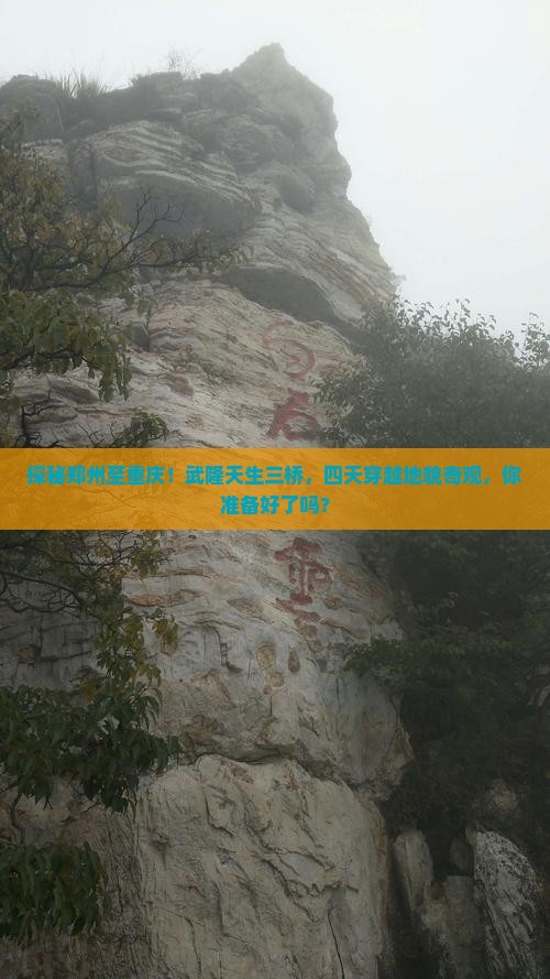 郑州去重庆武隆天生三桥四日游