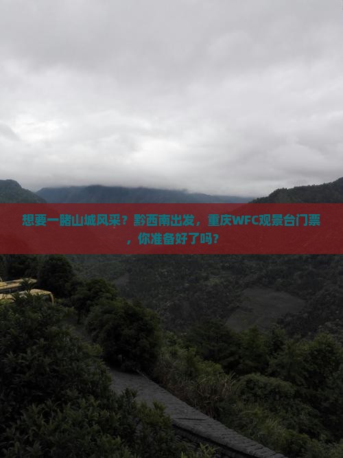 黔西南到重庆wfc观景台门票
