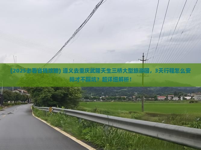 遵义去重庆武隆天生三桥大型旅游团