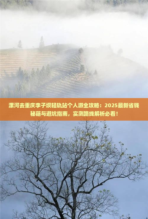 漯河去重庆李子坝轻轨站个人游