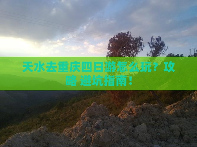 天水去重庆四日游