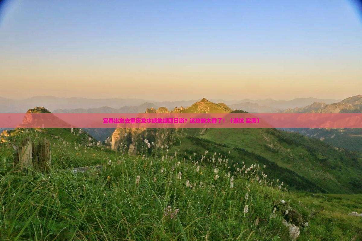 宜春去重庆龙水峡地缝四日游