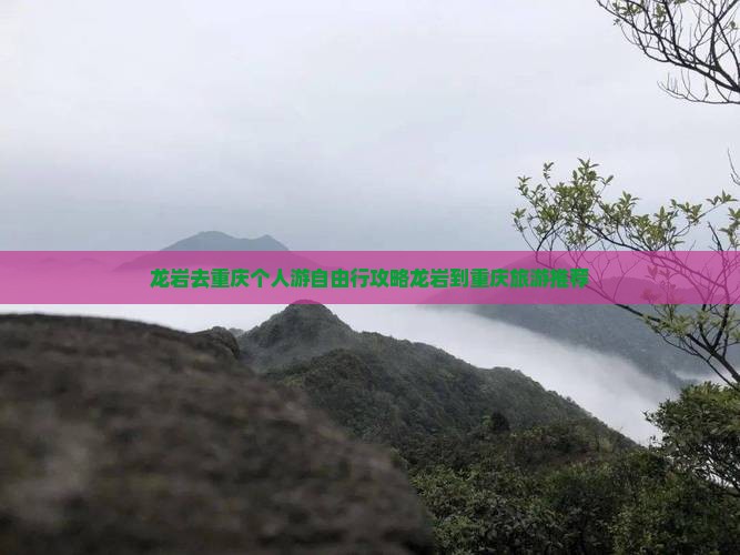 龙岩去重庆个人游
