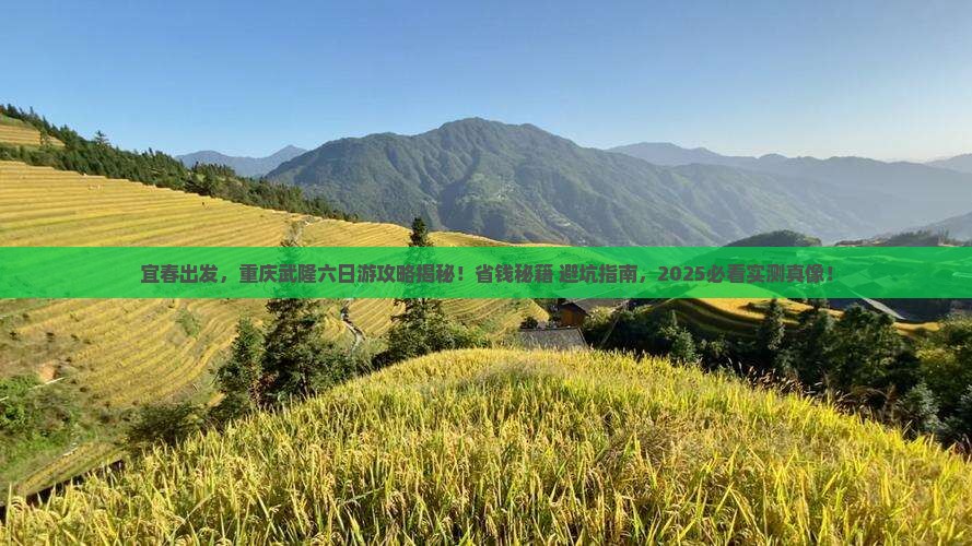 宜春去重庆武隆六日游