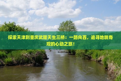 天津去重庆武隆天生三桥攻略