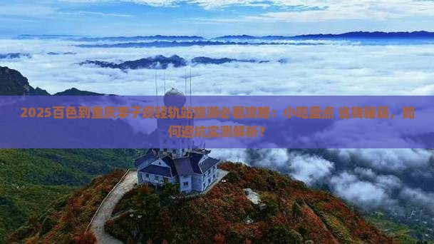 百色到重庆李子坝轻轨站旅游小吃
