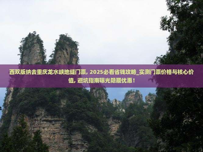 西双版纳去重庆龙水峡地缝门票