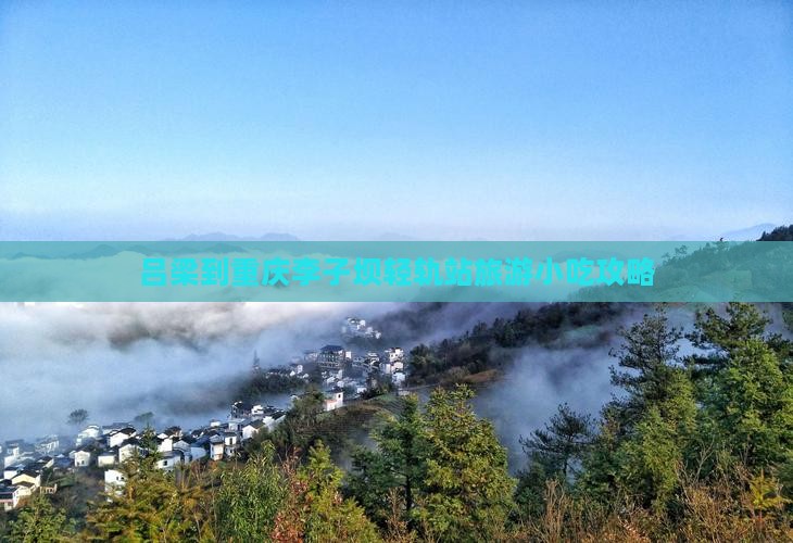 吕梁到重庆李子坝轻轨站旅游小吃