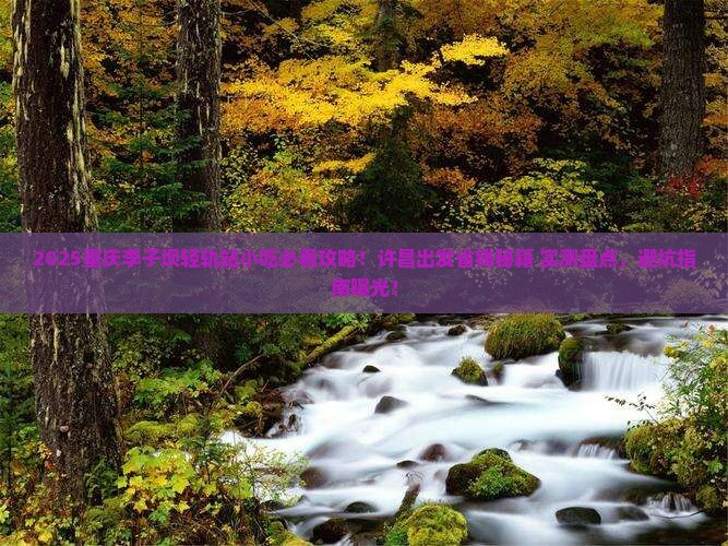 许昌去重庆李子坝轻轨站旅游小吃