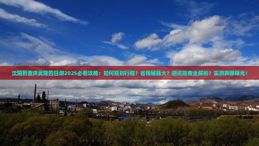沈阳到重庆武隆四日游