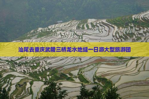 汕尾去重庆龙水峡地缝大型旅游团