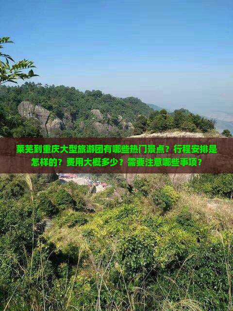 莱芜到重庆大型旅游团