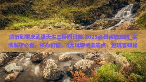 临沂到重庆武隆天生三桥四日游