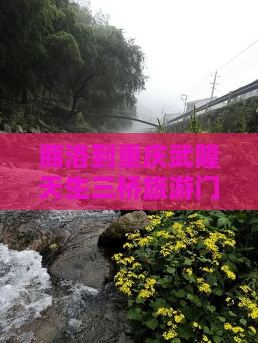 商洛到重庆武隆天生三桥门票
