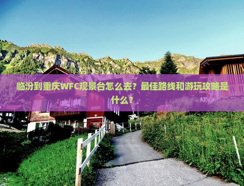 临汾去重庆wfc观景台攻略