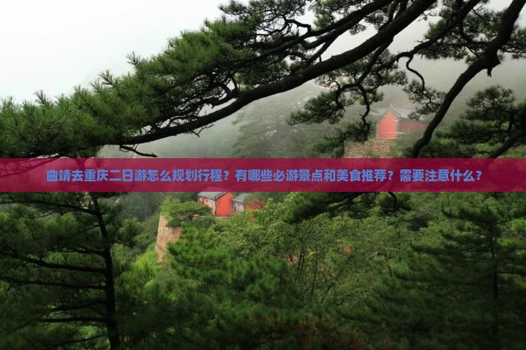 曲靖去重庆二日游