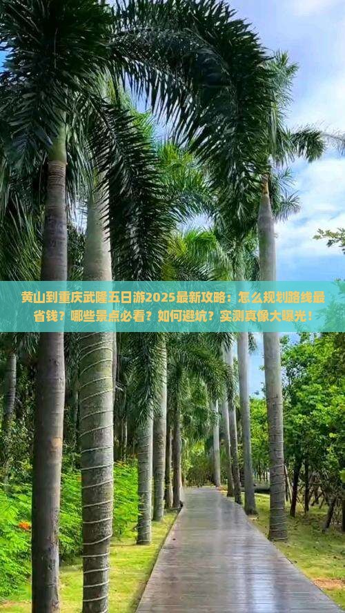 黄山到重庆武隆五日游