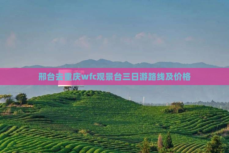 邢台去重庆wfc观景台三日游