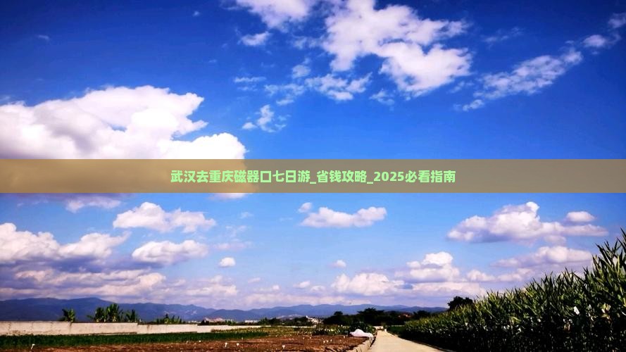 武汉去重庆磁器口七日游