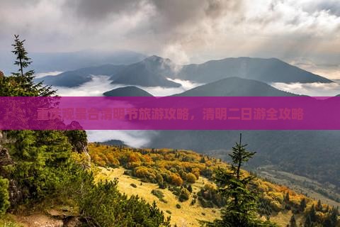 清明节到重庆wfc观景台二日游
