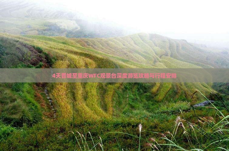 4天晋城至重庆WFC观景台深度游览攻略与行程安排