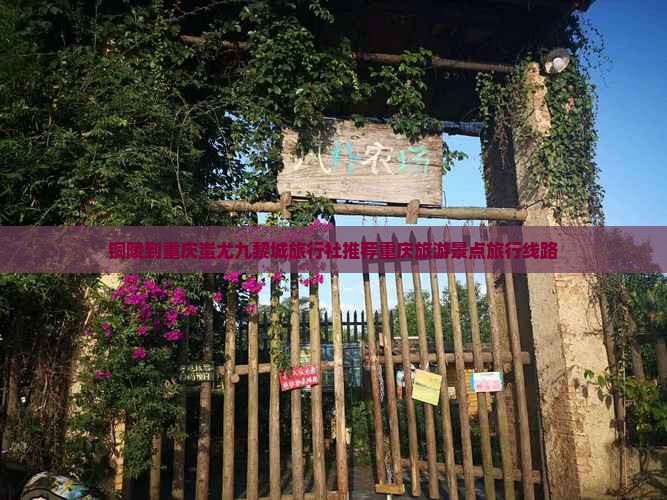 铜陵到重庆蚩尤九黎城旅行社推荐重庆旅游景点旅行线路