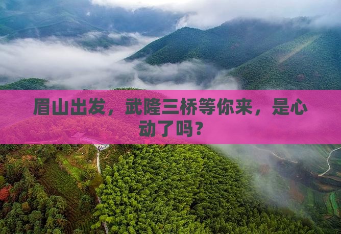 眉山到重庆武隆天生三桥自由团