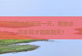 冬天到重庆一日 冬天到重庆一日