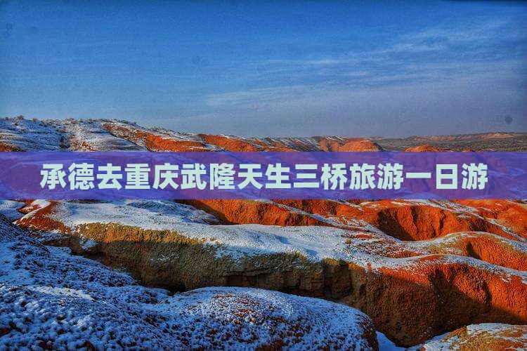 承德去重庆武隆天生三桥自由团