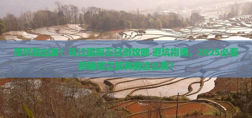 库尔勒去重庆乌江画廊五日游