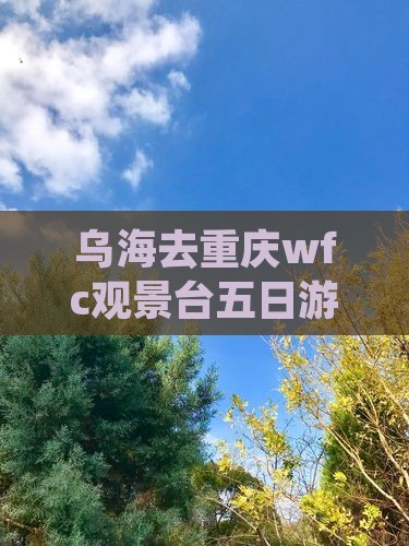 乌海去重庆wfc观景台五日游