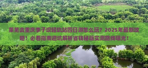 莱芜去重庆李子坝轻轨站四日游