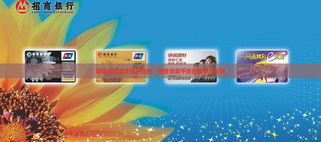 哪些贷款是正规平台的