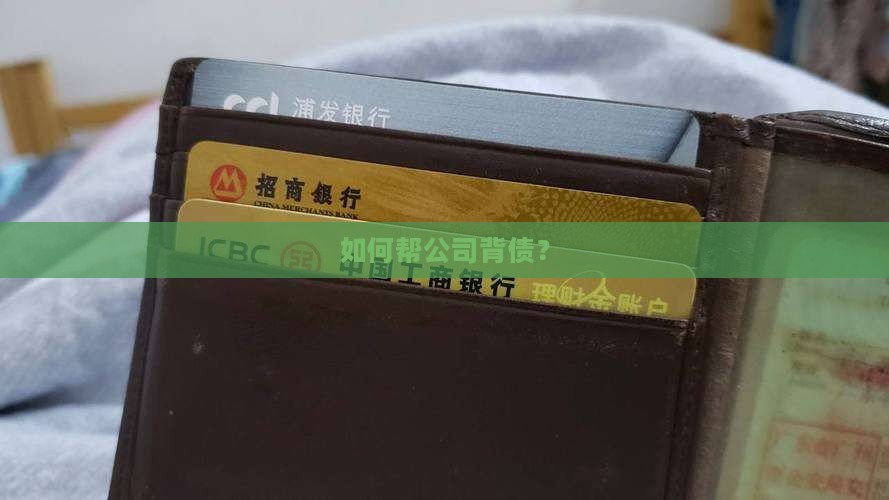 怎么帮公司背贷款呢