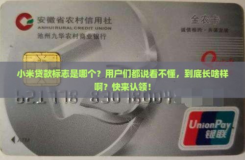 小米贷款标志是哪个