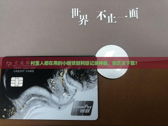 农村小额贷款利息台账app