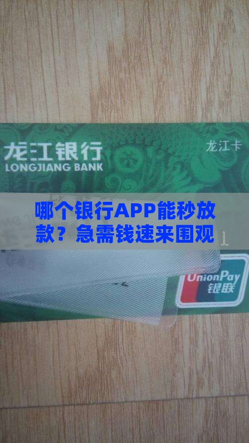 哪个银行app的贷款快