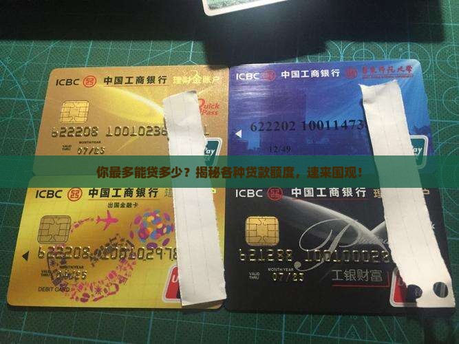 各种贷款能贷多少