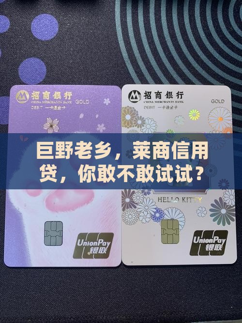 巨野莱商信用贷款
