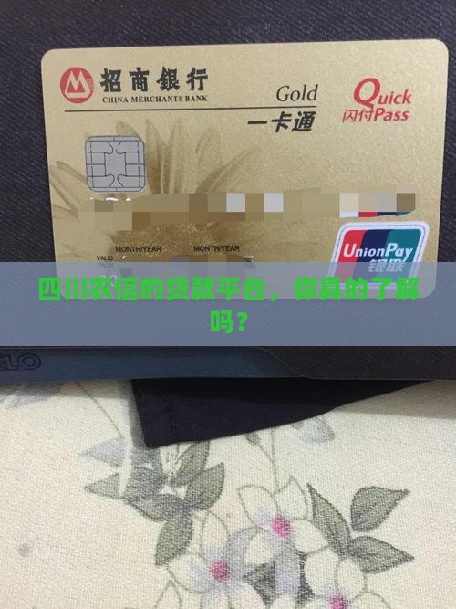 四川农信适用的贷款平台