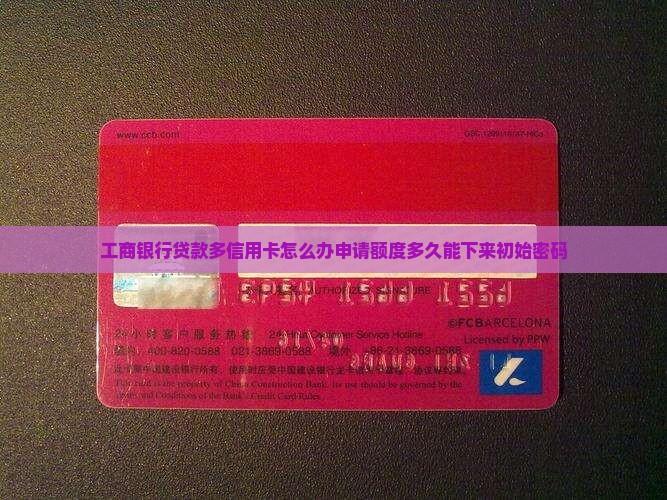 工商银行贷款多信用卡