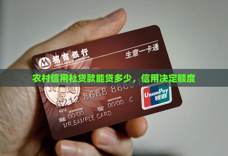 外地信用社贷款能贷多少