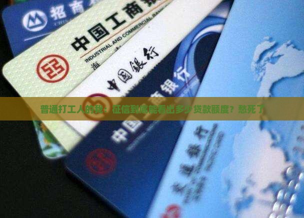 征信能看出贷款额度