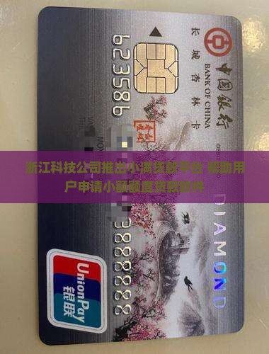 帮助申请小额贷款的软件