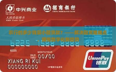 农行的多少钱算小额贷款