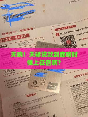 天骄贷款多久上征信