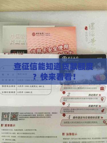 征信能看自己贷款额度么