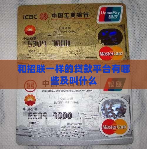 和招联一样的贷款平台