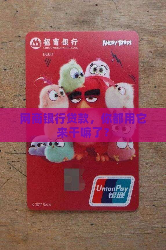 大家怎么用的网商银行贷款